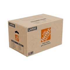 Large Moving, Shipping, Packing Box with Handles (40 Pack)