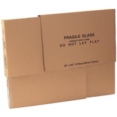 1 PCS Large Mirror Box 40″x3.5″x60″ Cardboard Boxes Moving Storing Shipping