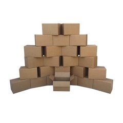 UBMOVE Small Moving Boxes (25 Pack) Size: 16x10x10″ Packing Cardboard Box
