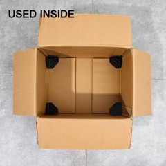 100 PCS Shipping Box Corner Protector Plastic Packaging Carton Edge Guard