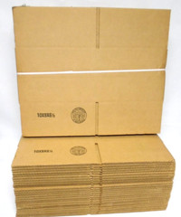 50 Heavy Duty Cardboard Boxes 200 lb. Test 10x9x6.5 Packing Shipping Made in USA