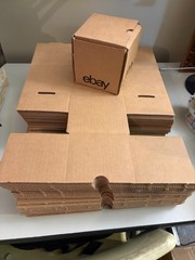 ebay Branded shipping suppliesw 4″ x 4″ x 4″ Boxes (Qty 48) NEW