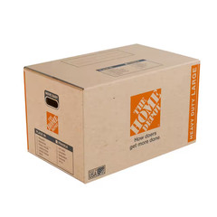 Large Heavy Duty Moving, Shipping, Packing Box with Handles (50 Pack)
