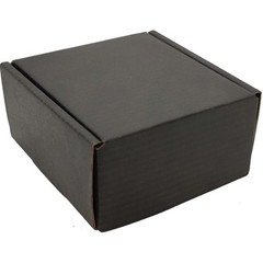 4x4x2 inches Small Shipping Boxes Set of 100 – Black Mailer Corrugated Cardbo…