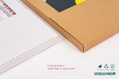 7 Inch 45 RPM Record Mailers (NOT for 12 LPs), 7.5 x 7.5 x 1 Inch Easy-Fold Corr
