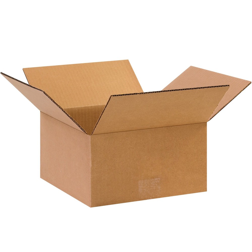 BOX USA 11 x 11 x 5 Corrugated Cardboard Boxes, Flat 11L x 11W x 5H, Pack of 25