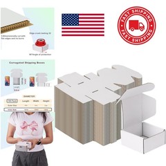Recyclable Shipping Boxes 4x4x2 Inches Pack of 100 for Storing Lightweight Items