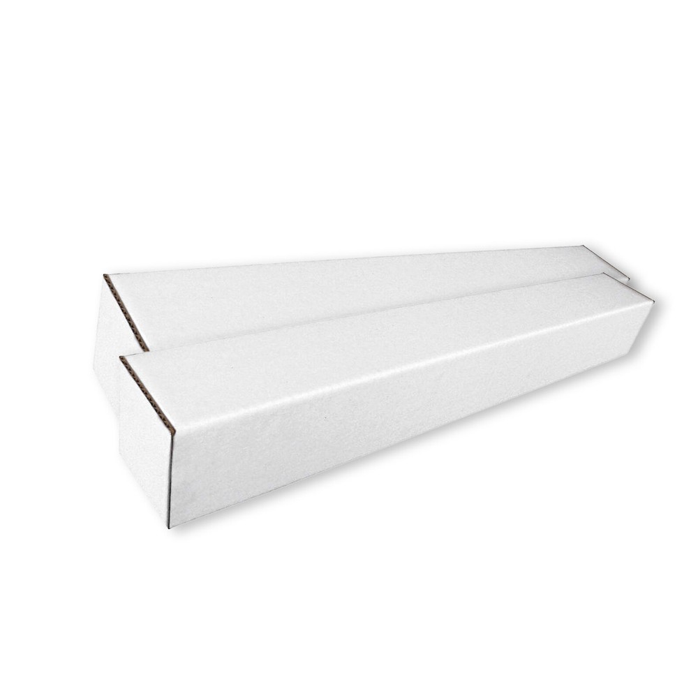 5 x 5 x 25″ White Square Mailing/Shipping Tubes ECT-32B 25/Case
