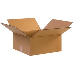 12 1/2 x 12 1/2 x 6 Corrugated Cardboard Boxes, Small 12.5″L x 12.5″W x 6″H, …