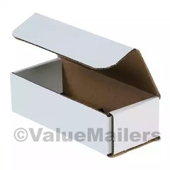 100 – 7 x 5 x 4 White Corrugated Shipping Mailer Packing Box Boxes