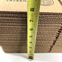 (25) Corrugated Cardboard Boxes 32ECT Single Wall 7″x7″x6-1/4″ – Lot of 25