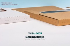 7-inch 45 RPM Record Mailers (NOT for 12-inch LPs), 7.5 x 7.5 x 1 Inch Easy-F…