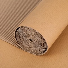 12×197 In Single Face Craft Paper Corrugated Cardboard Roll Wrap Sheets