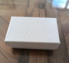 Lot Of 50 Deluxe White Mini Cardboard Boxes With Protective Padding