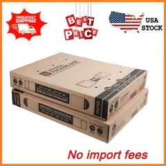 NEW Pen + Gear Universal Moving Box with Cushioning, Fits TVs up to 65″, 2 Count
