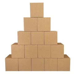 UOFFICE Bundle of 5 Heavy Duty Corrugated Boxes 22″ x 22″ x 22″ 275lb. Shipping