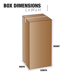 Large Shipping Boxes 6″x6″x48″ – 25-Pack Cardboard for Moving, Mailing, Packing