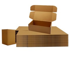 20 PCS 12x6x4 Inch Small Shipping Boxes Brown Corrugated Mailer Gift Box