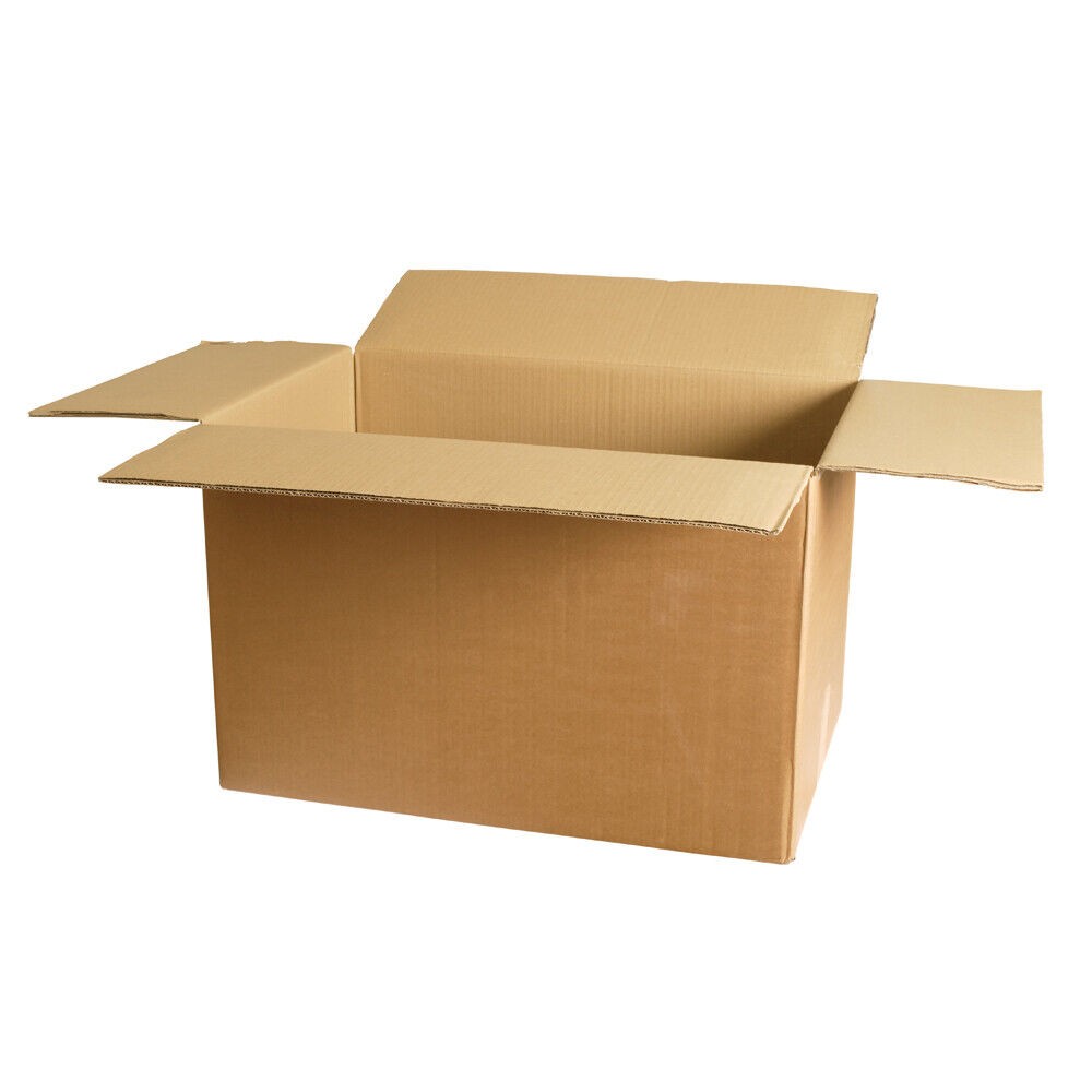 10 14 3/8×12 1/2×3 1/2 Kraft Brown Corrugated Shipping Boxes 32 ECT Single-Wall