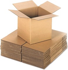 100 Pack 4x4x4 Inches Shipping Boxes Corrugated Boxes Small Paper Boxes Mailers