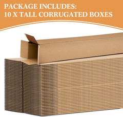 10 Pcs 6 X 6 X 48 Inch Golf Club Shipping Boxes 6L X 6W X 48H Tall Cor…