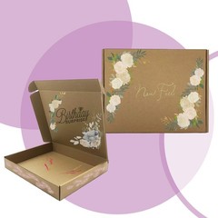 13x11x2 inches Shipping Boxes Set of 24, Brown Corrugated Mailing Cardboard Box