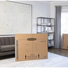 Large Moving Box 55 Inch TV Picture Mirror 4 Pack Sturdy Cardboard Storage New