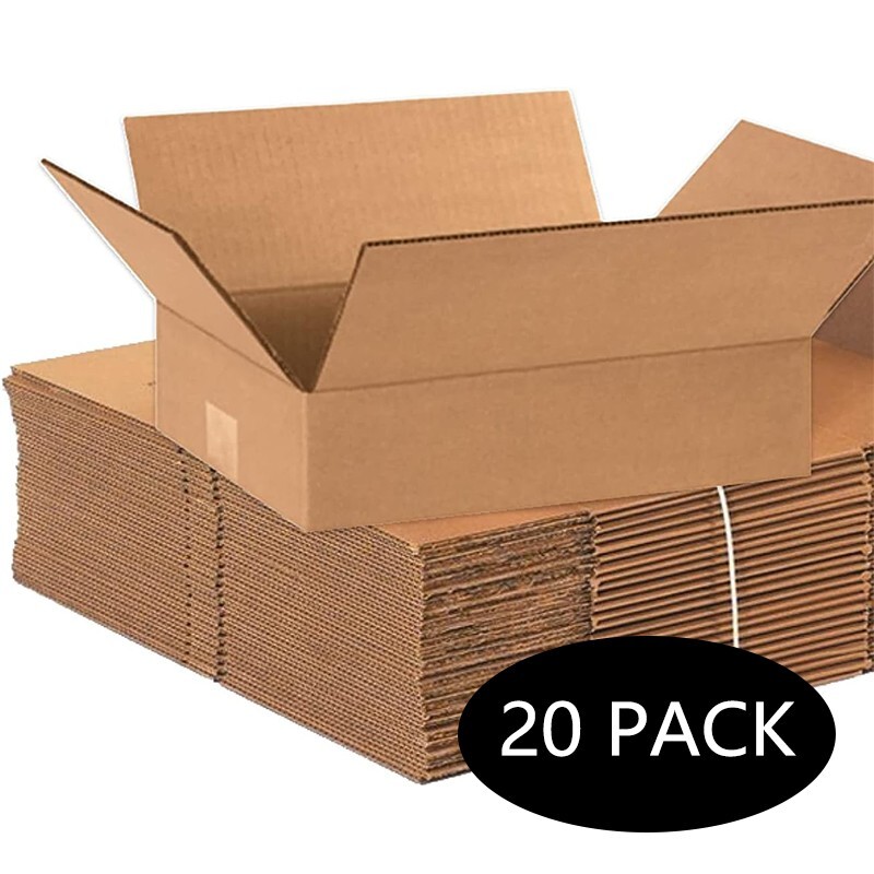10 x 8 x 3 in. Brown/Kraft Corrugated Shipping Box 10/20/25 Pack