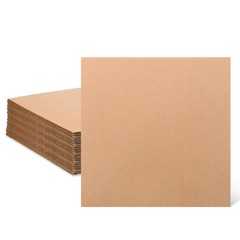 50 Corrugated Cardboard Sheets，12×12 Inches Flat Card Board Inserts LP record…