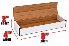 150 Mixed Size White Corrugated Mailer Shipping Boxes 6x4x3 8x3x2 8x4x2 50 Each