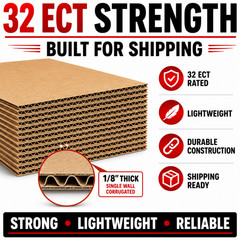 11″x14″ Corrugated Cardboard Pads Inserts Sheets 32 ECT Mailer Stiffeners