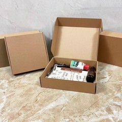 13x10x3 inches Shipping Boxes Set of 20, Brown Corrugated Cardboard Mailers