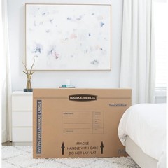 Large Moving Box 55 Inch TV Picture Mirror 4 Pack Sturdy Cardboard Storage New