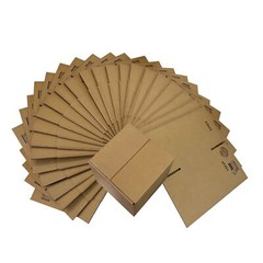 UOFFICE Corrugated Boxes 4 x 4 x 4″ Cube Mailing Boxes Bundle of 25