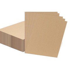 50 PCS 11×14 Inch Corrugated Cardboard Sheets Flat Paper Inserts DIY