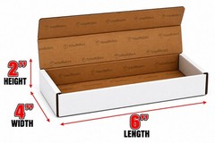 150 Mixed Size White Corrugated Mailer Shipping Boxes 6x4x2 7x3x3 8x3x2 50 Each