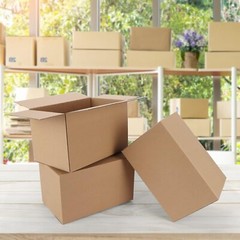 10x6x6 Inches Shipping Boxes Set of 40 Brown Corrugated Cardboard Box Literature