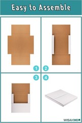 45 RPM 7-inch Record Mailers, 7.5×7.5×1 Inch Mailing Box, 25 Pack | for Standard