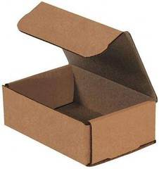 50 6-1/2″ x 4-7/8″ x 2-5/8″ Kraft Corrugated Mailers Die Cut Tuck Flap Boxes