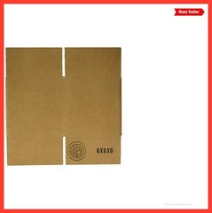 Corrugated Shipping Boxes 6x6x6 Bundle of 25 Kraft Packing