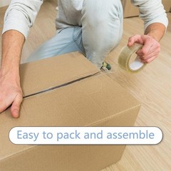 Packs 2 in shipping cartons, 20x16x16 inches, suitable for moving and mailing.