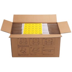 13x10x3 inches Shipping Boxes Set of 25 White Corrugated Cardboard Box Litera