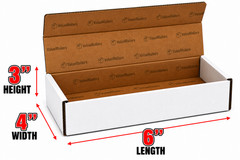 150 Mixed Size White Corrugated Mailer Shipping Boxes 6x4x3 7x3x3 8x3x2 50 Each