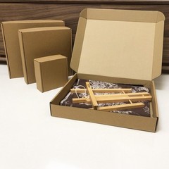 13x11x2 inches Shipping Boxes Set of 24, Brown Corrugated Mailing Cardboard Box
