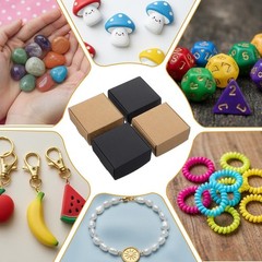 200 Pcs Mini Cardboard Boxes with Lid, Small Cardboard Boxes for Crafts, 2.16…
