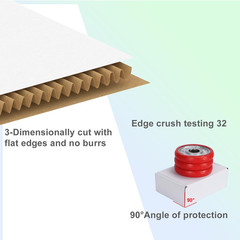 6x4x2 Inches Shipping Boxes Pack of 25 White Small Corrugated Cardboard Box f…