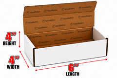 150 Mixed Size White Corrugated Mailer Shipping Boxes 6x4x4 7x3x3 8x3x2 50 Each