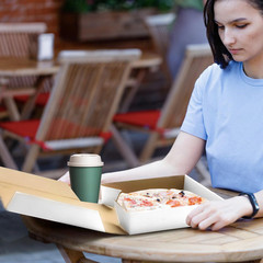 15 Pcs Cardboard Pizza Box 7.3 x 7.3 x 1.6 Inch White Kraft Corrugated Mini Pizz