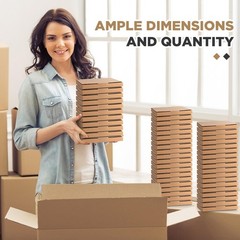 100 Pcs 5 5/8″l x 5″w x 7/16″h Cd Mailer Box Cd Shipping Boxes Corrugated Mai…