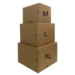 UBMOVE 8 Room Kit 88 Bigger Smart Moving Boxes, Tape, Bubble Roll & More